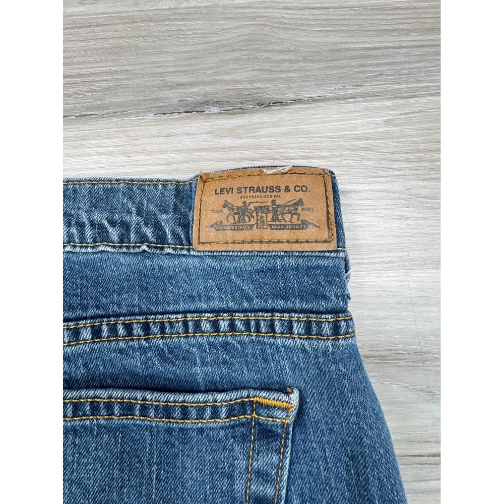 Levis 515 Bootcut Jeans WMNS 14L Blue Medium Wash Mid Rise Stretch Denim 14 Long - Picture 5 of 15